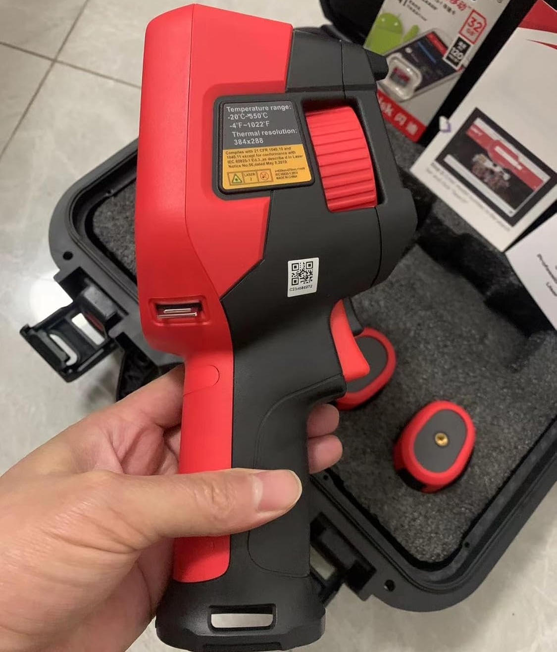 UNI-T UTi384G Professional The - Thermal Camera Type C 384X288 recension och pris