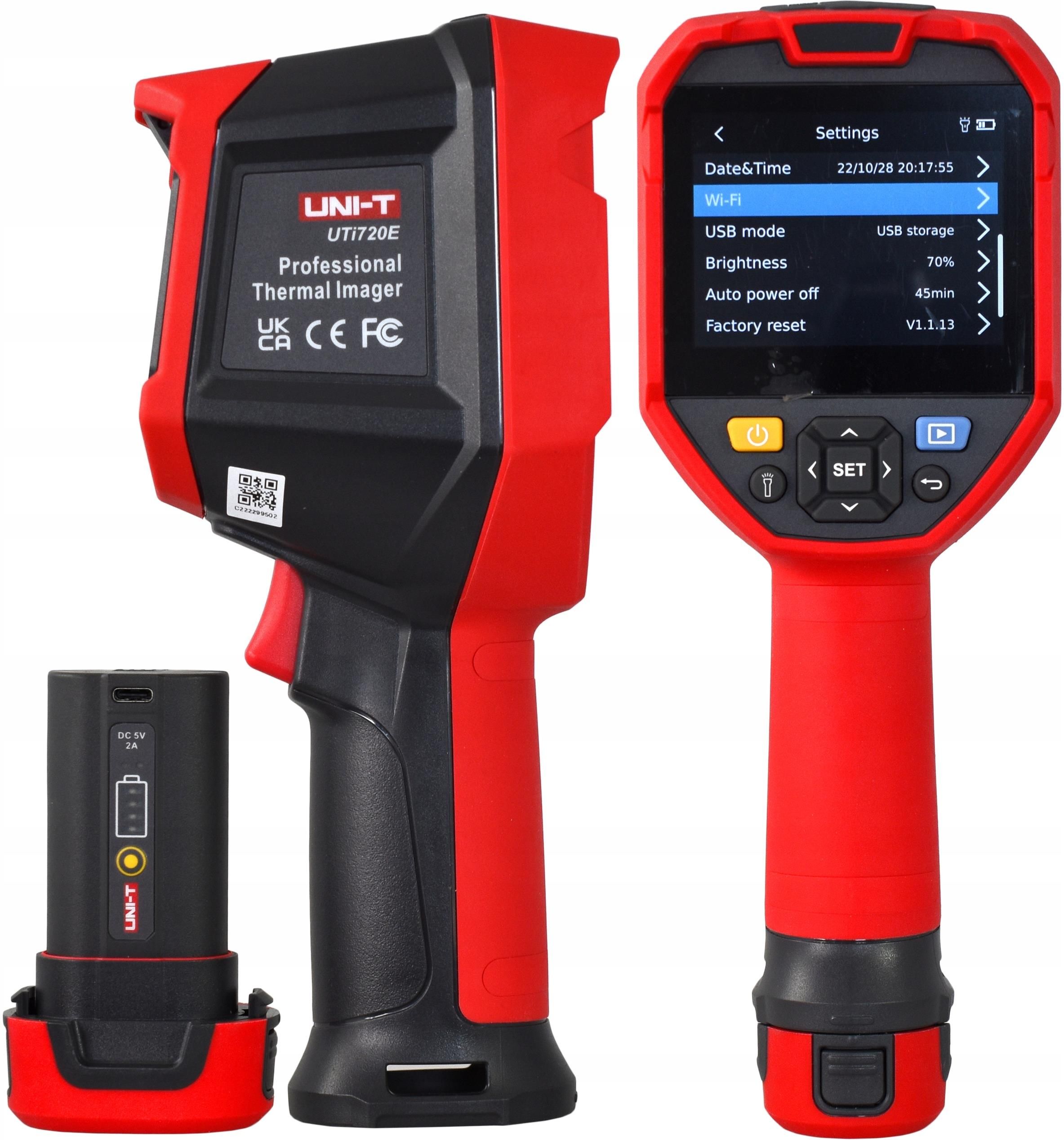UNI-T UTi720E WiFi Thermal Cam - Thermal Imaging Camera 256X192 recension och pris