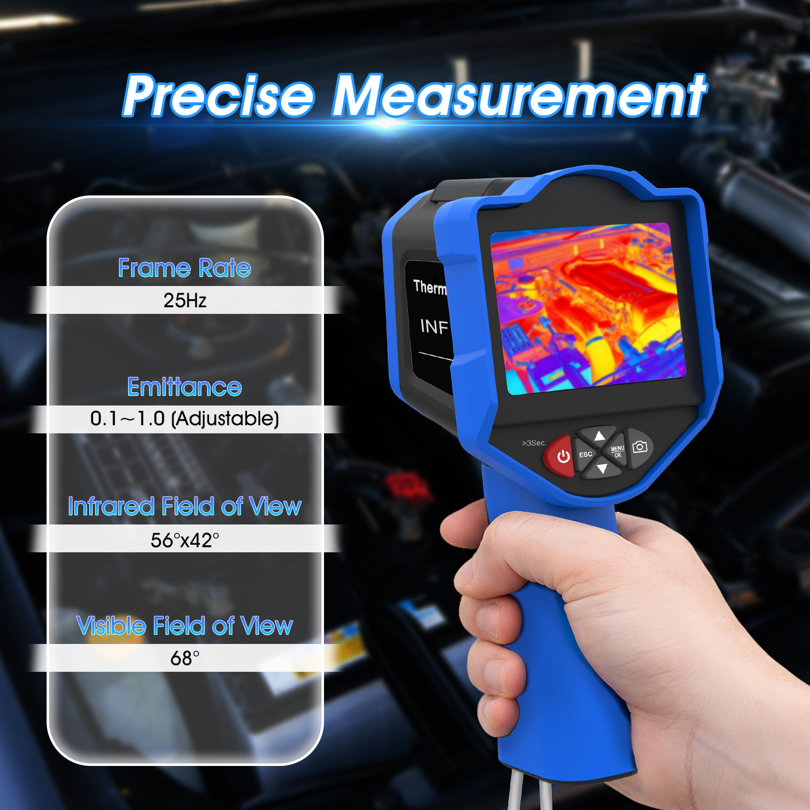 256x192 Thermal Camera 25Hz,Ha - Thermal Imaging Camera 256X192 recension och pris